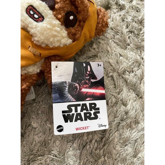Star Wars Wicket 8-Inch Basic Plush Character Toy by Mattel - Picture 2 of 5